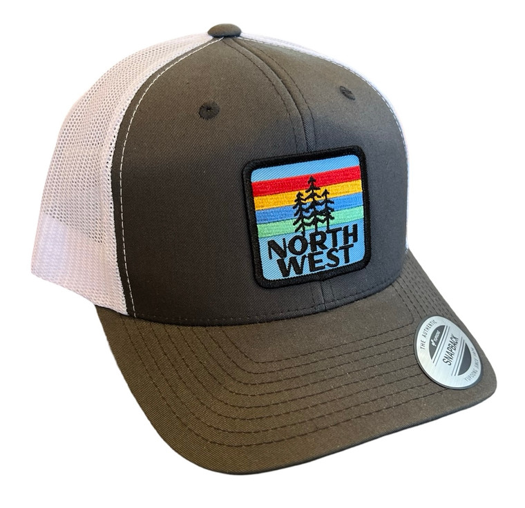 North x West adult trucker hat