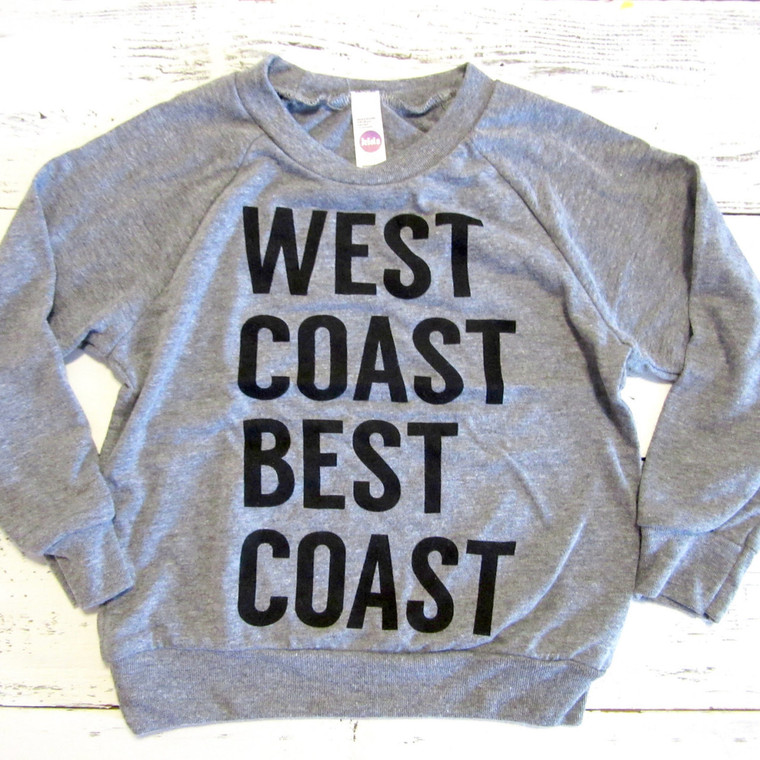 West Coast Best Coast baby and kids long sleeve