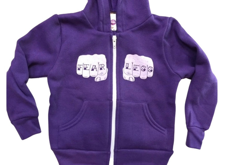 Fearless baby and kids zip hoodie