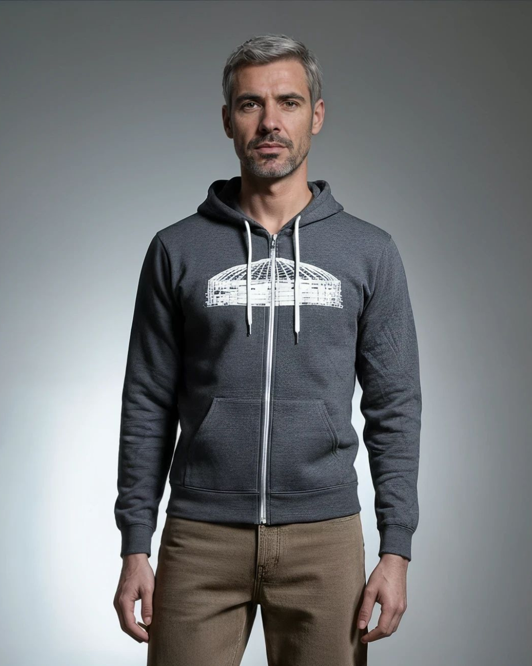 Seattle Kingdome zip hoodie