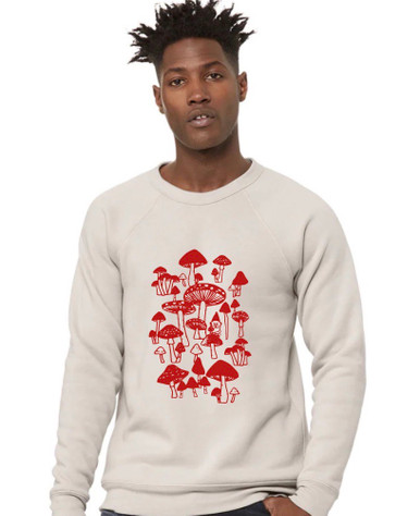 Mushrooms and Gnome Crewneck