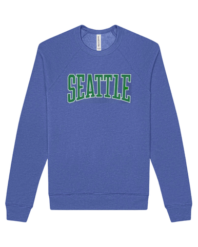 Seattle Football Old School Crewneck
