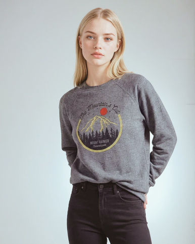 The Mountain is Out Crewneck