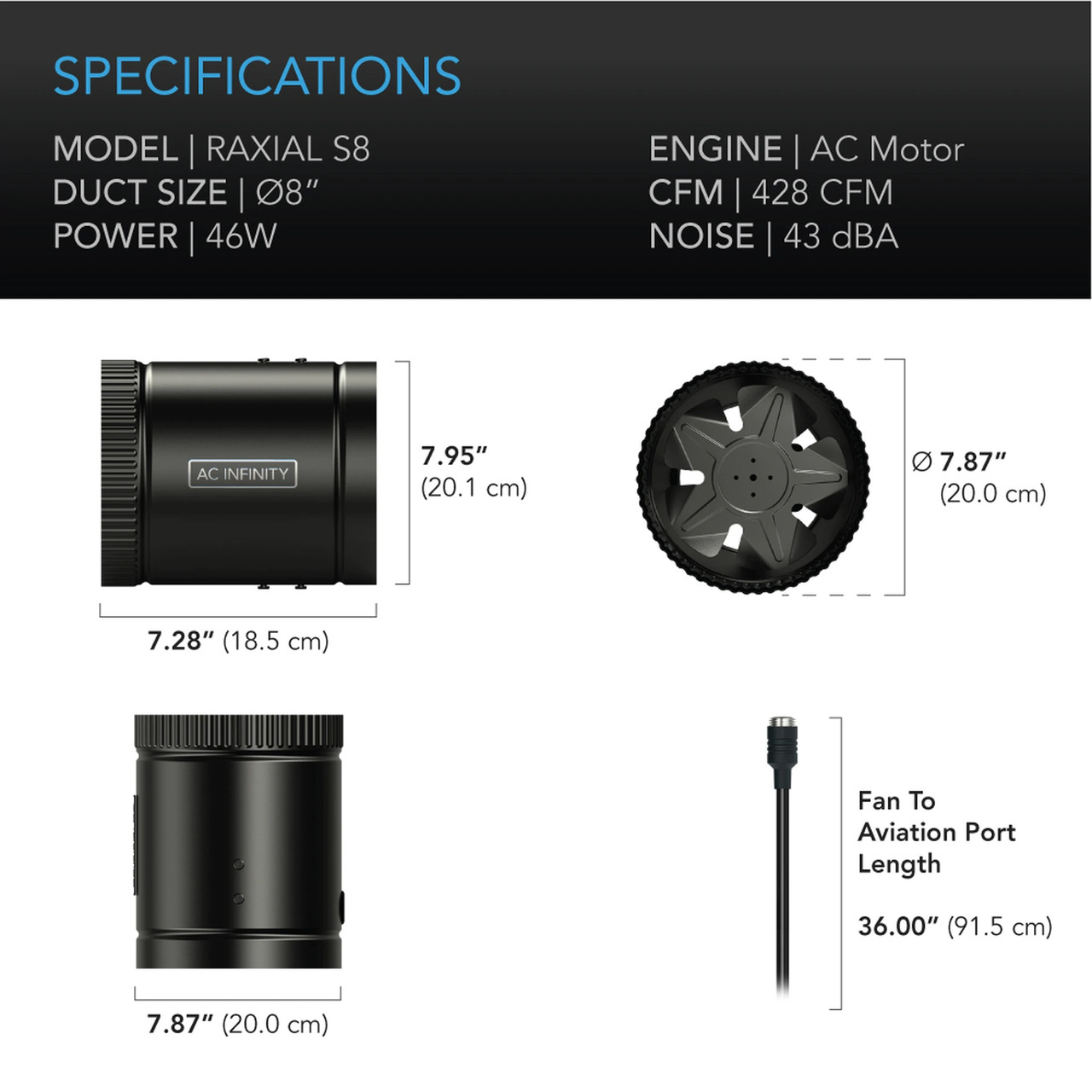 ac infinity duct booster fan