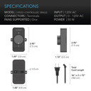 AC Infinity Fan Speed Controller For Ac Axial Muffin Fans