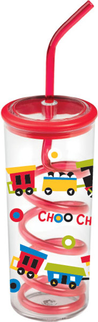 Choo Choo Train Twisty Straw Cup