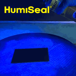 HumiSeal spray conformal coating on PCB