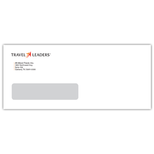 Travel Leaders Window Envelope