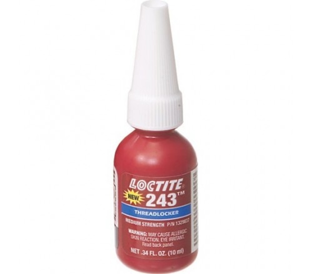 LOCTITE Fijador de Roscas Sin Imprimador de Media Resistencia 243 Botella  250mL Azul - Selladores de Rosca - 5HYH6