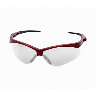 Lentes De Seguridad Derma Sky, Armazon Color Rojo, Lente Claro