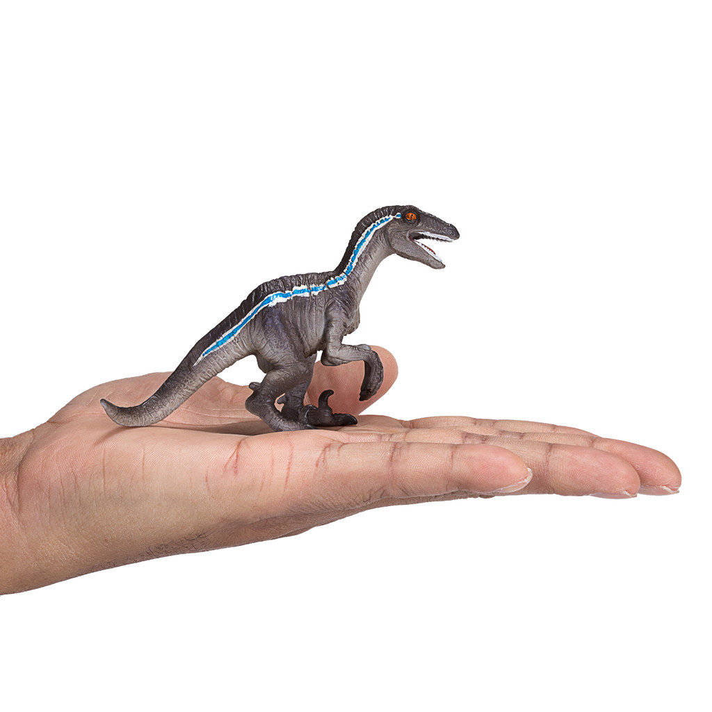 Mojo Velociraptor Crouching size in hand