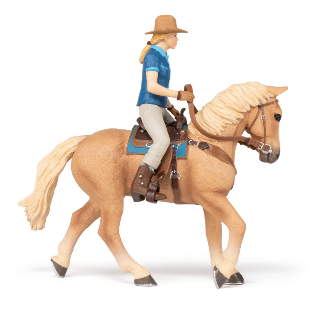 Papo Western Horse and Cowgirl