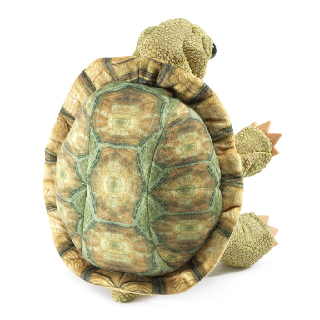 Folkmanis Standing Tortoise Puppet back