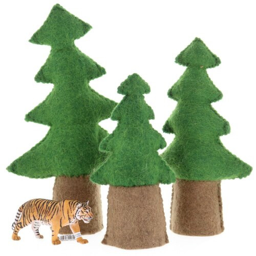 Papoose Pine Trees 3pc