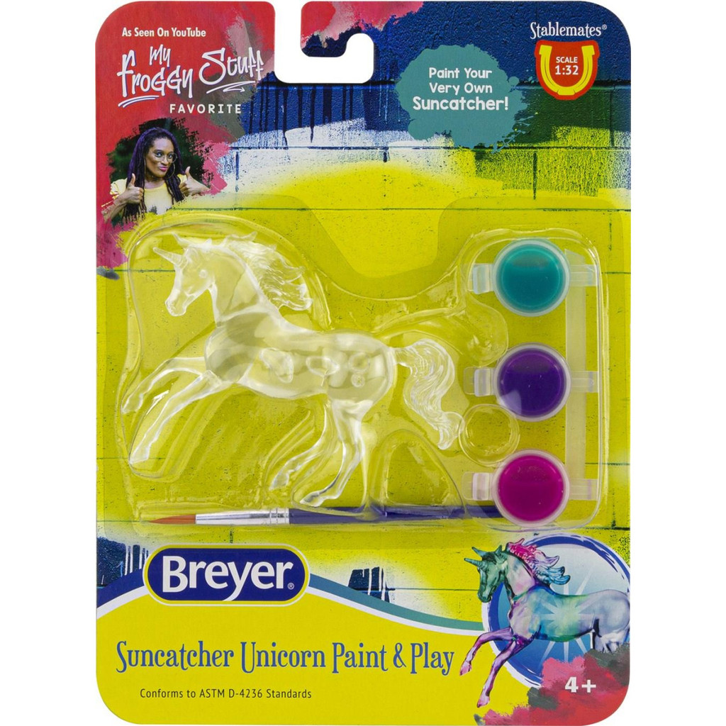 Breyer Suncatcher Unicorn Paint & Play Singles - Random Pick