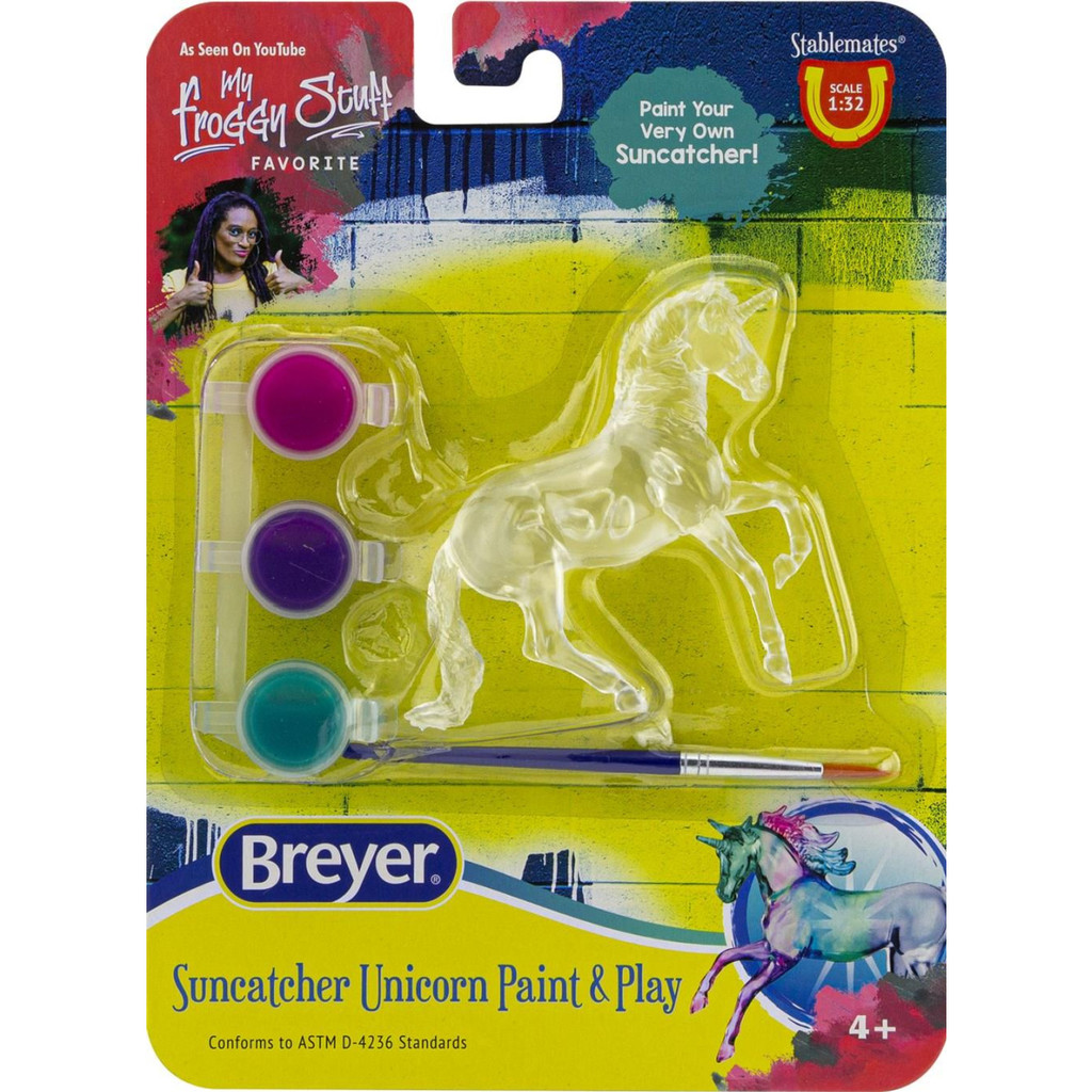 Breyer Suncatcher Unicorn Paint & Play Singles - Random Pick