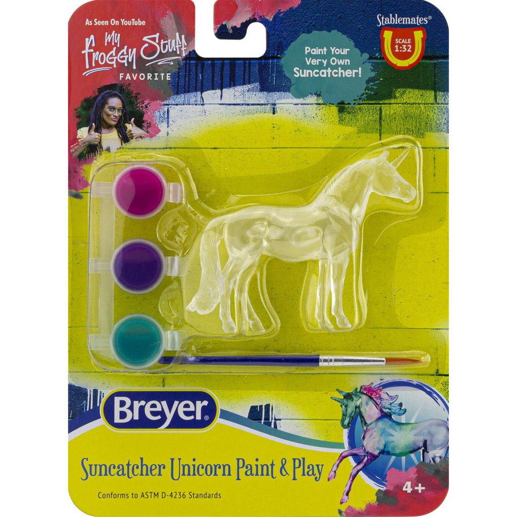 Breyer Suncatcher Unicorn Paint & Play Singles - Random Pick