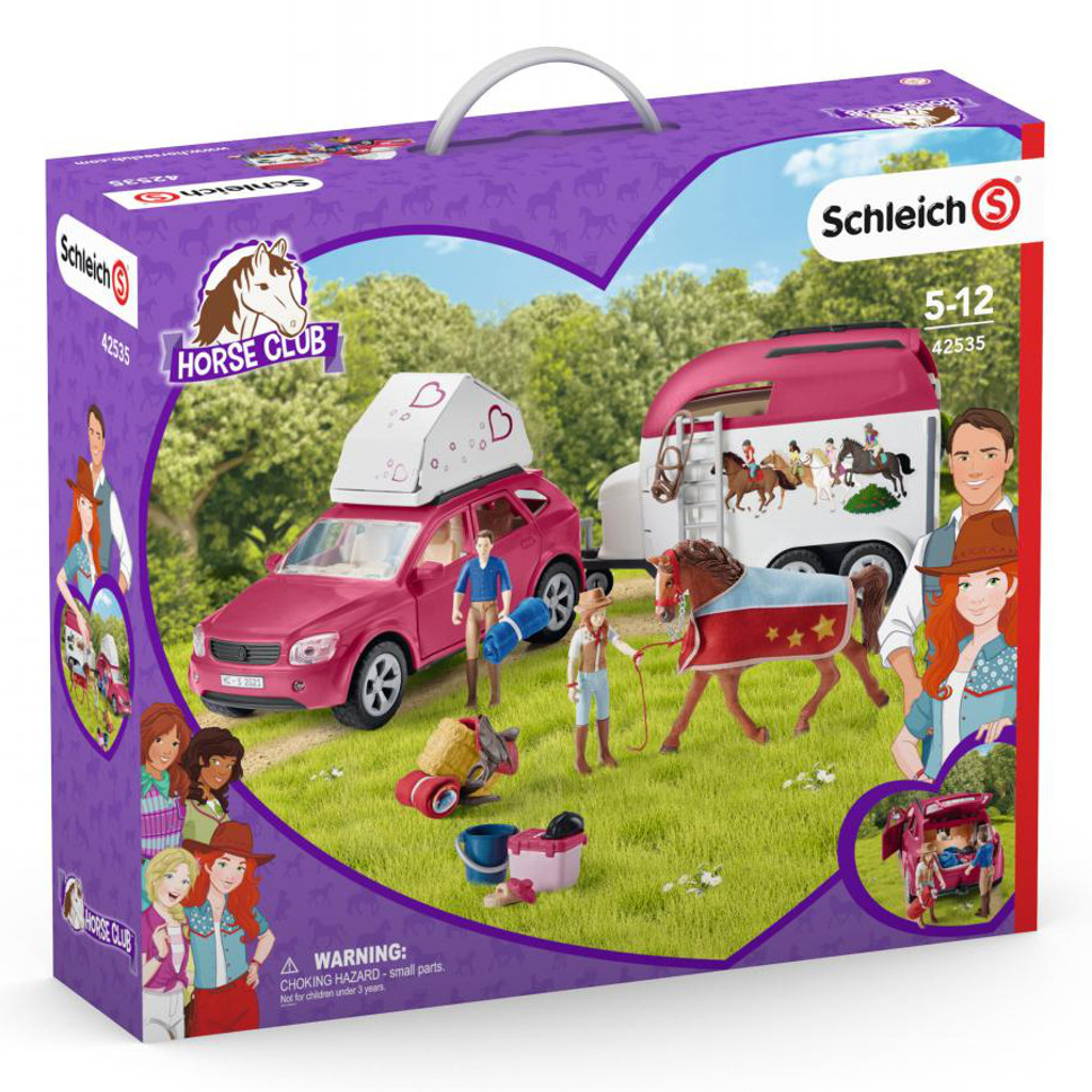 Schleich Adventure with Car and Horse Trailer