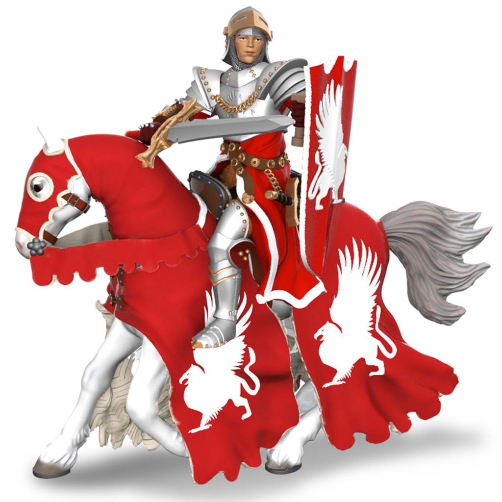 Papo Knight Griffin Horse with rider (sold separately)
