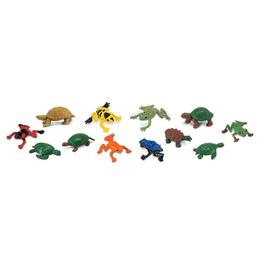 Safari Ltd Frogs & Turtles Bulk Bag 48pc