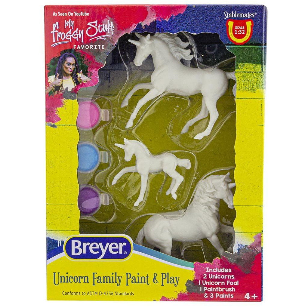 Breyer Activity Unicorn Family Paint & Play packaging