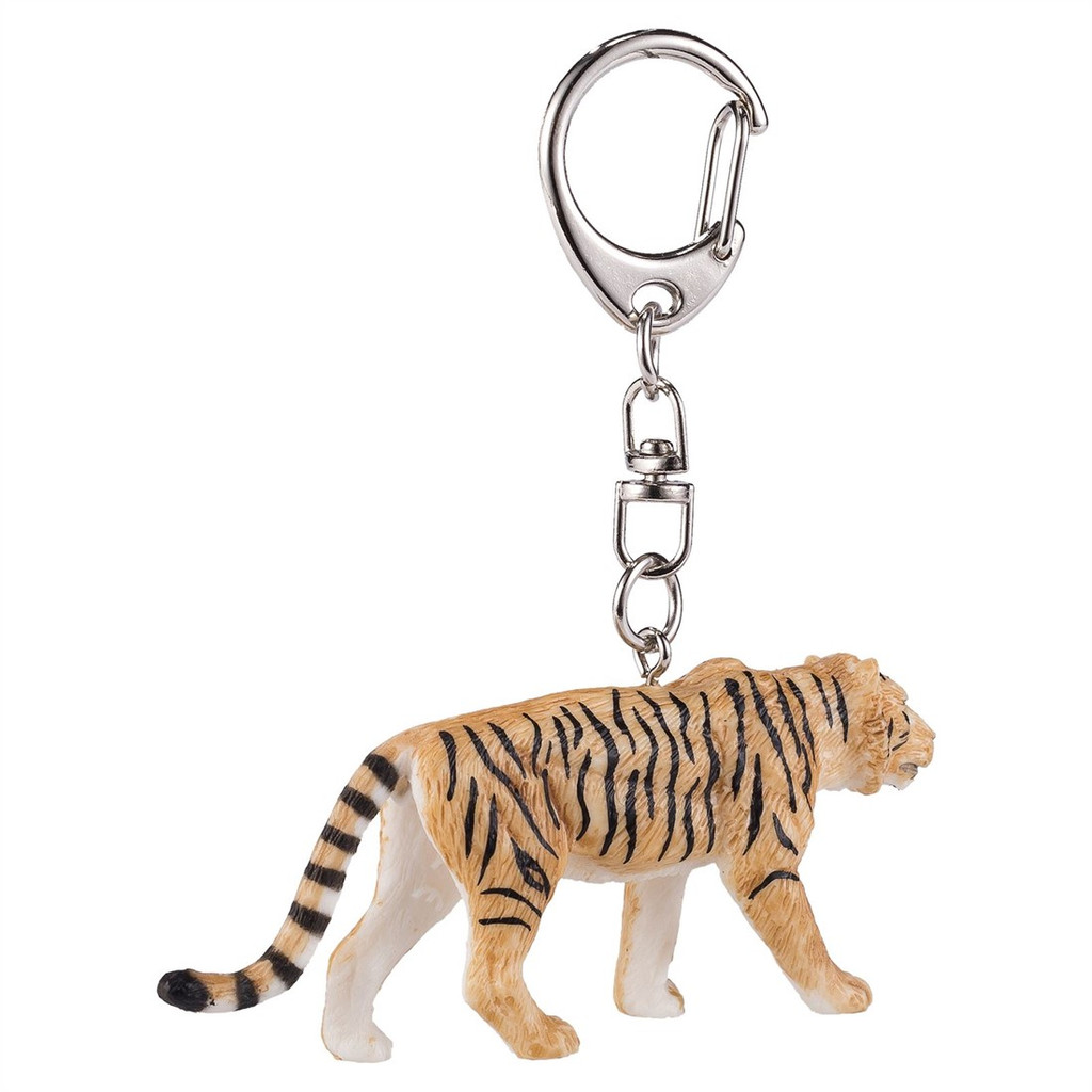 Mojo Tiger Keychain right side and back