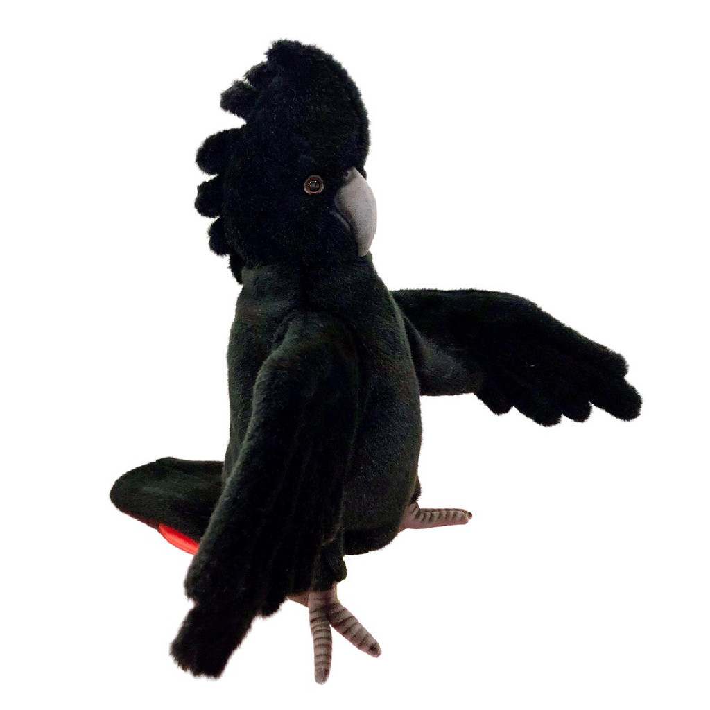 Hansa Black Cockatoo Puppet