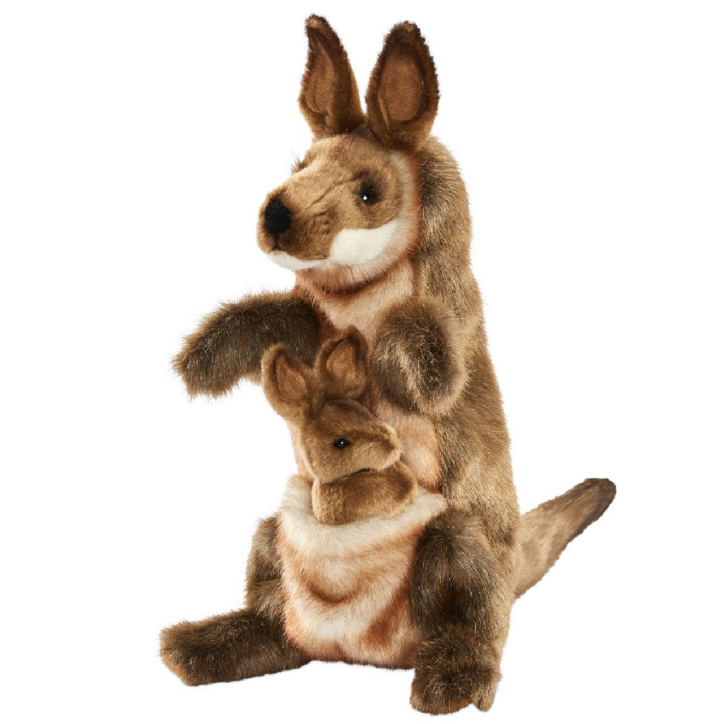 Hansa Kangaroo and Joey Puppet