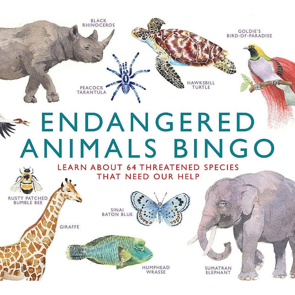 Endangered Animals Bingo 