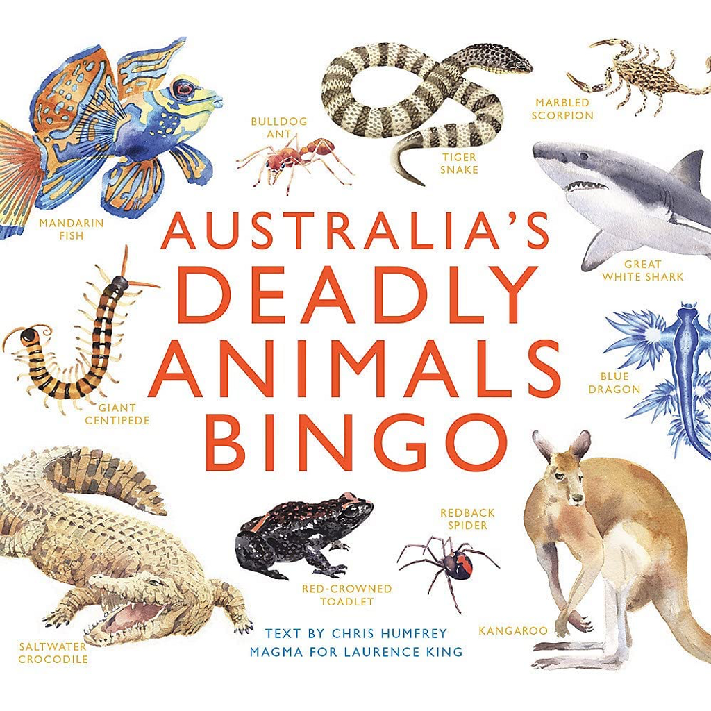 Australia’s Deadly Animals Bingo 