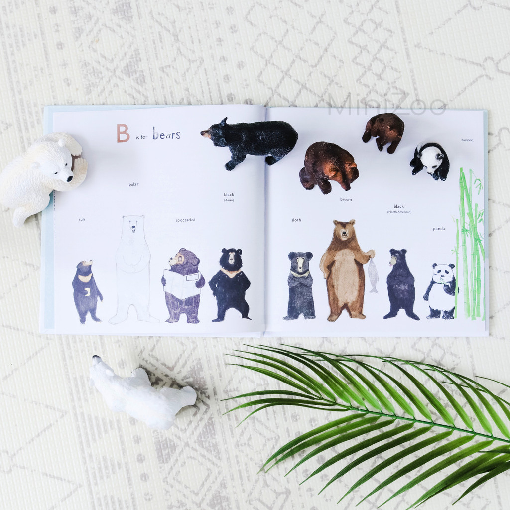 Almost an Animal Alphabet book Bear page MiniZoo