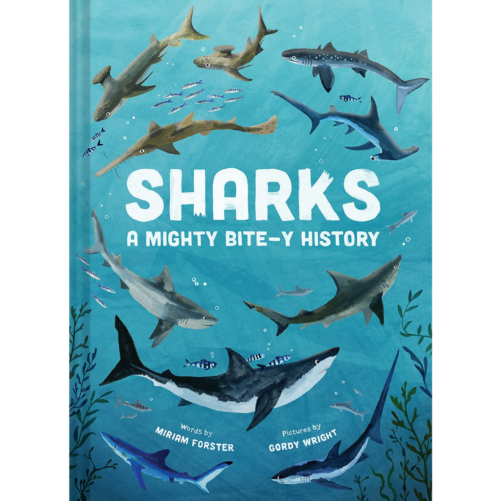 Sharks: A Mighty, Bite-y History front cover