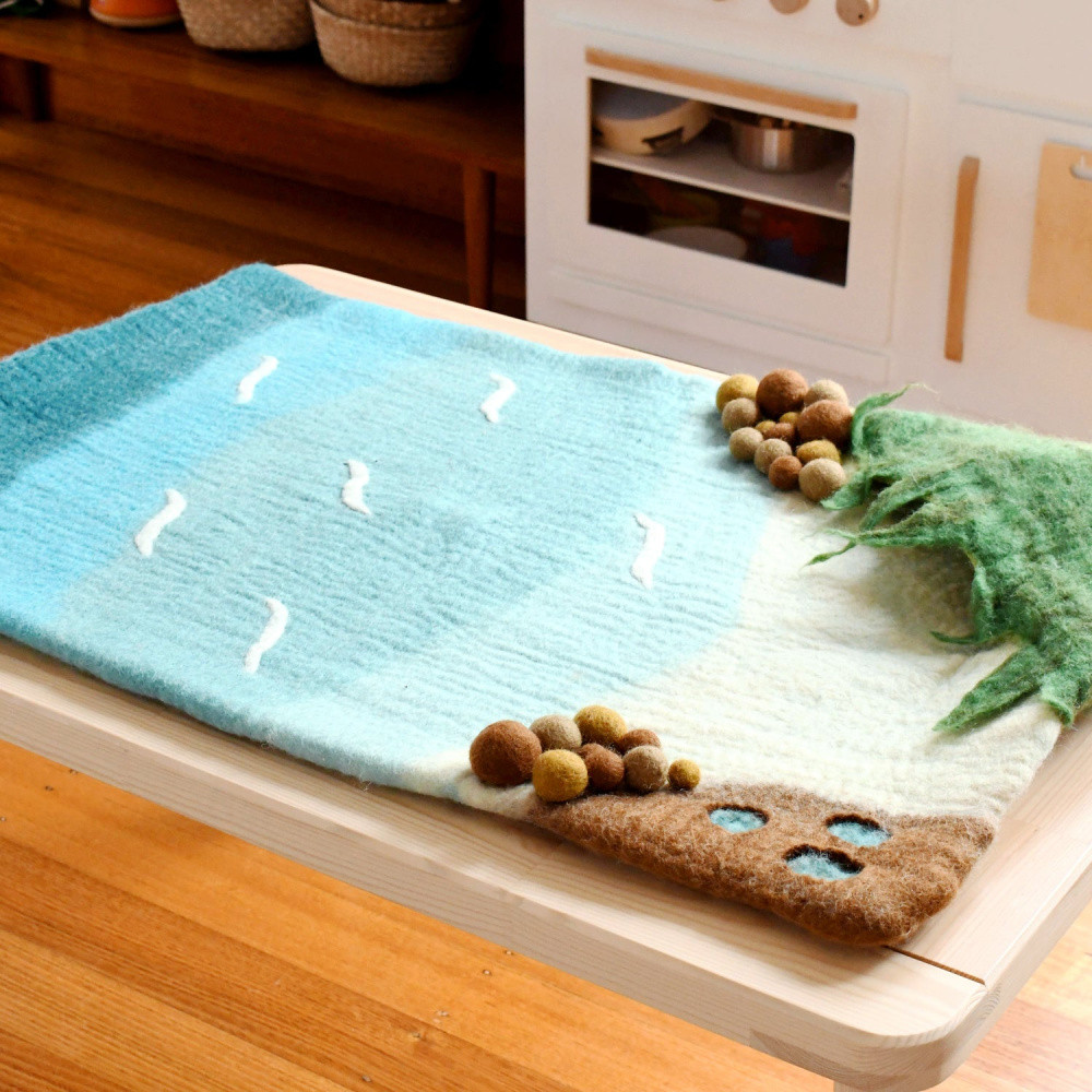 Large Sea and Rockpool Play Mat Playscape lifestyle