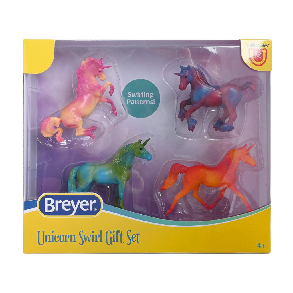 Breyer Stablemates Swirl 4 Piece Gift Set 