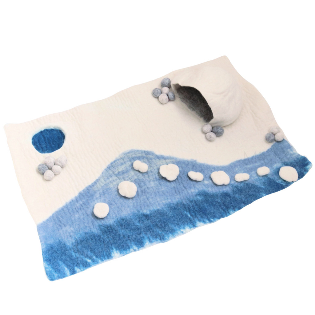 Tara Treasures Large Polar Play Mat Playscape MiniZoo