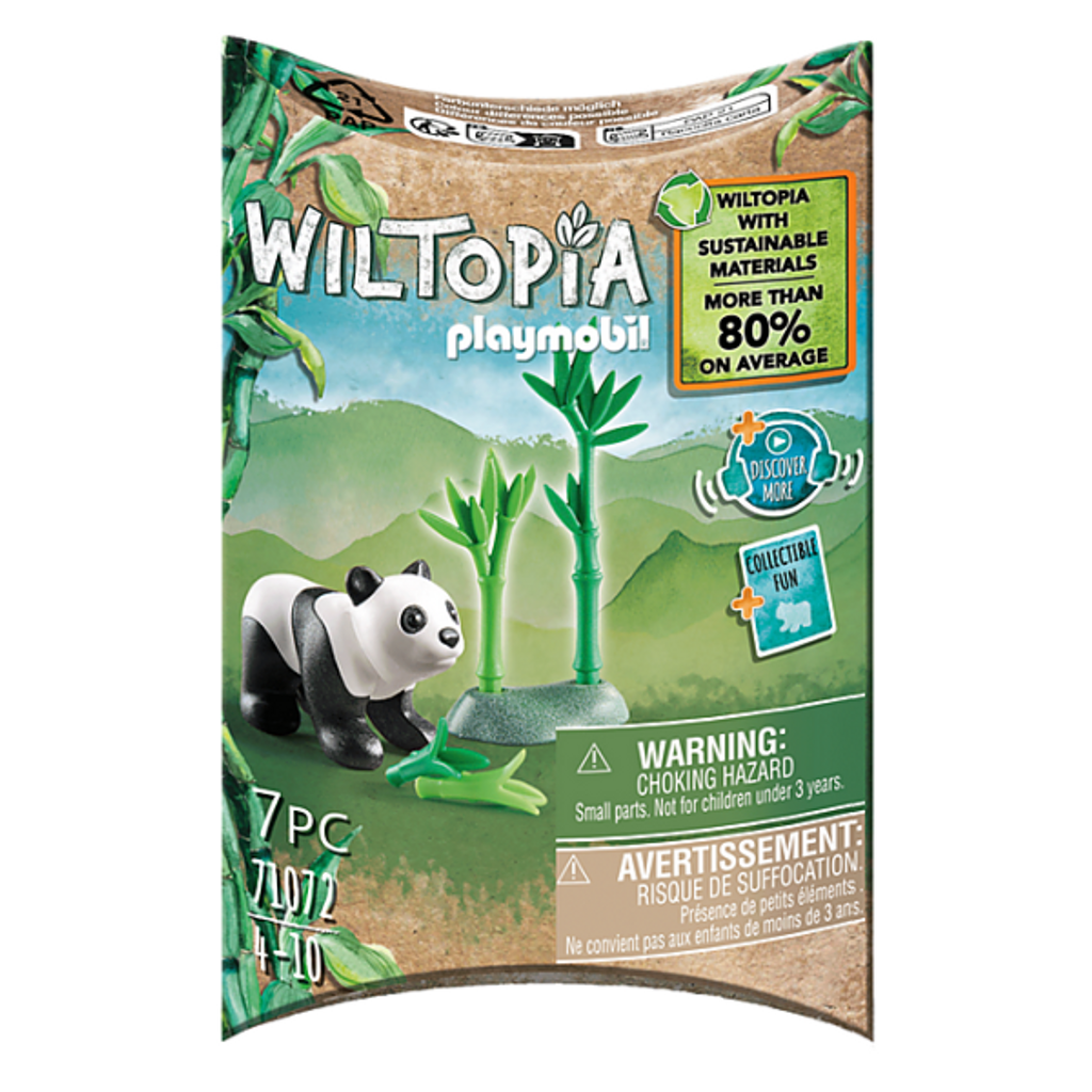 Playmobil Wiltopia Young Panda packaging