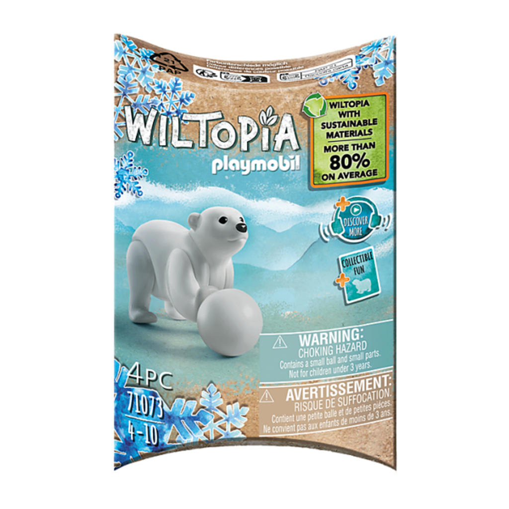 Playmobil Wiltopia Young Polar Bear packaging