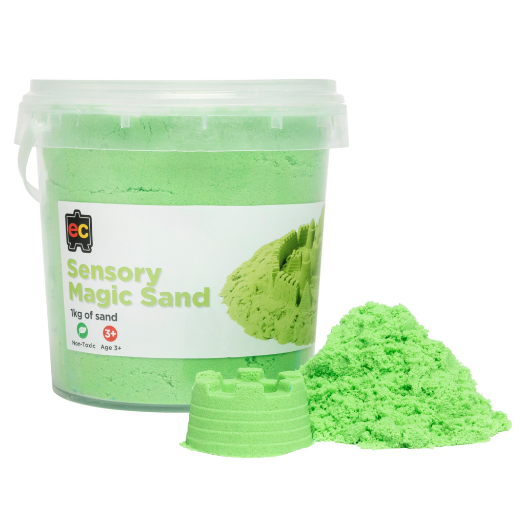 Sensory Magic Sand 1kg Green