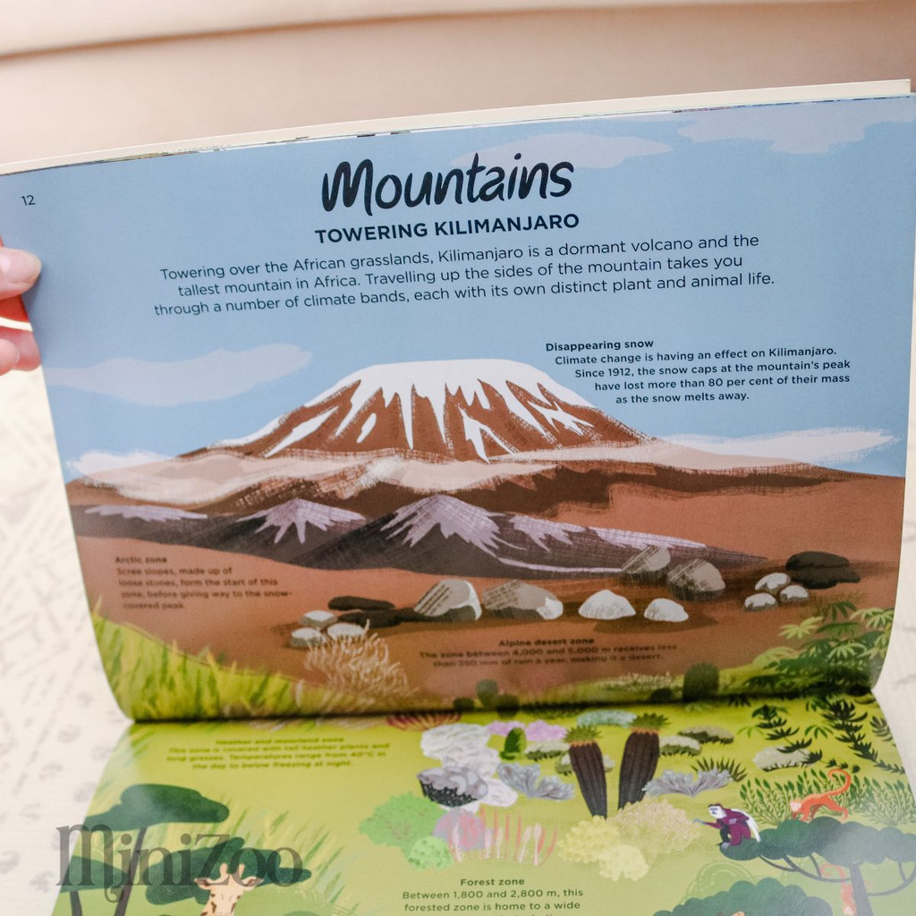 The Big Picture: Living Habitats book MiniZoo Mountains page
