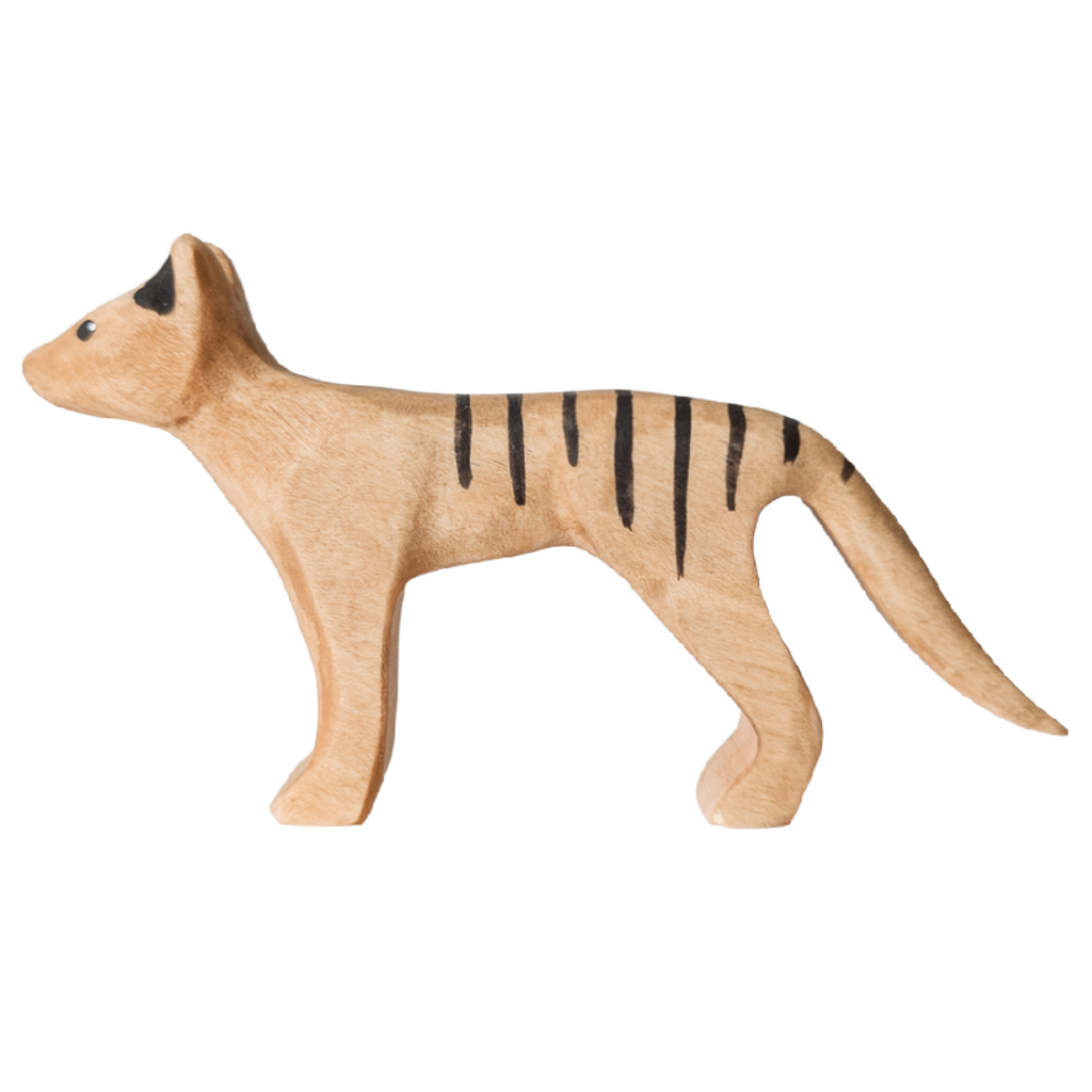 NOM Handcrafted wooden Thylacine toy