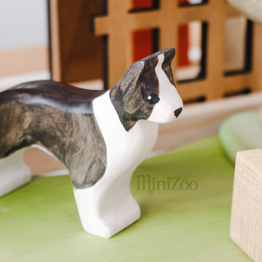 NOM Handcrafted Border Collie MiniZoo