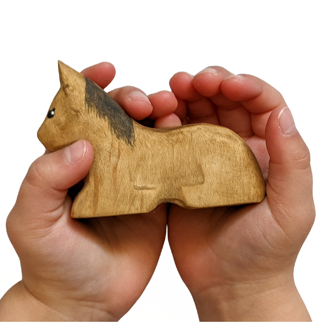 NOM Handcrafted Foal in hands