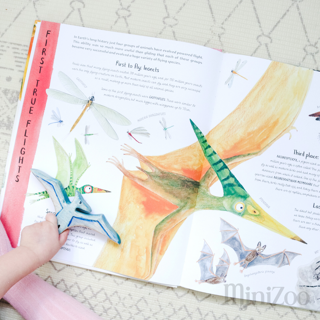 The Magic of Flight book prehistoric page MiniZoo