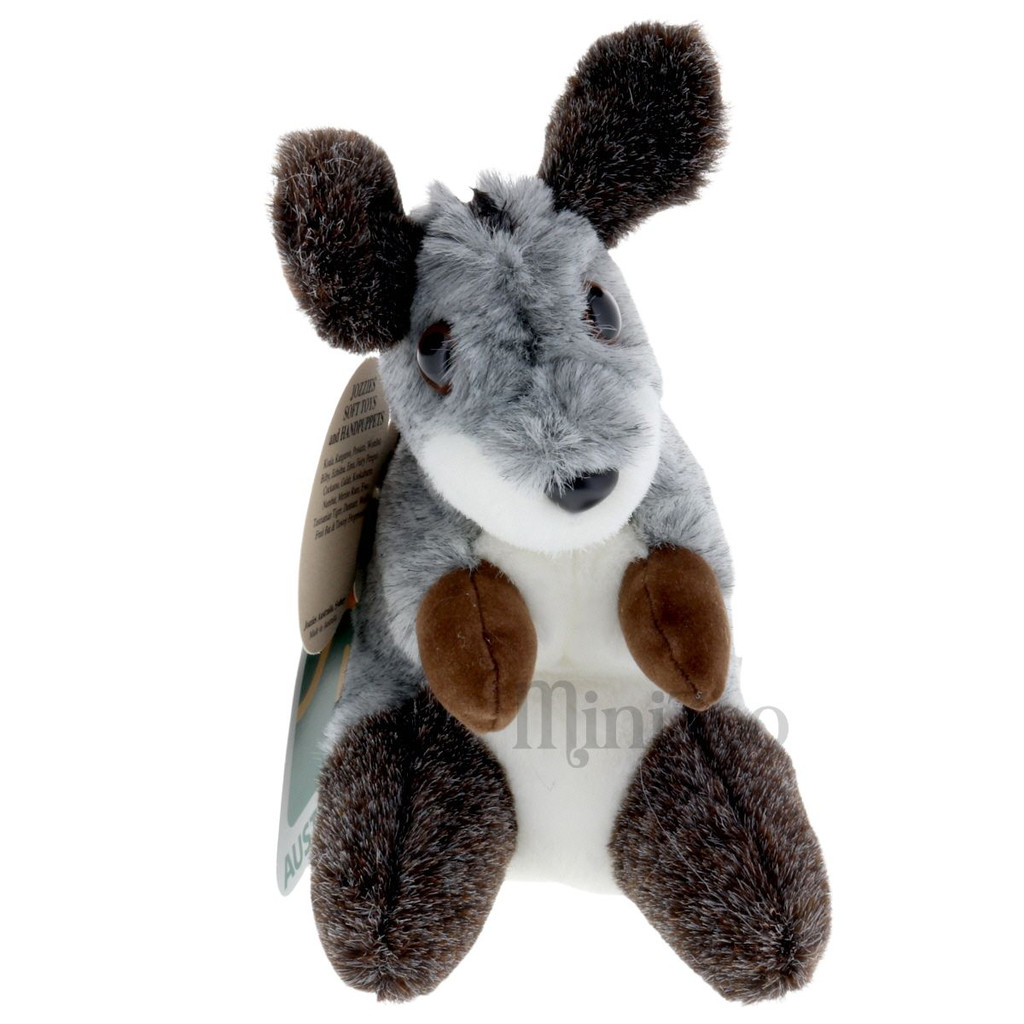 Jozzies Lisa Brush-Tailed Rock Wallaby Australian made MiniZoo soft toy 