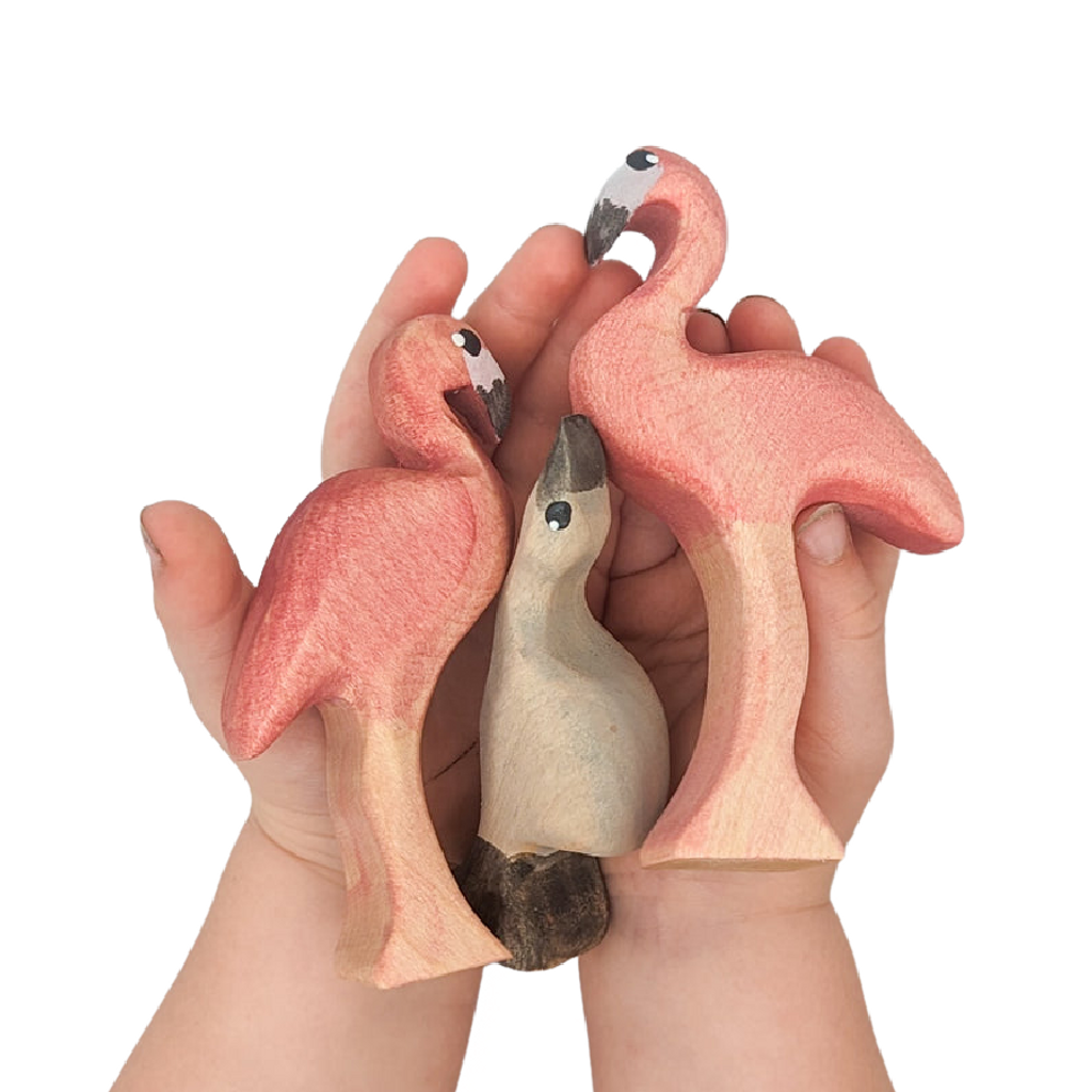 NOM Handcrafted Flamingo Baby