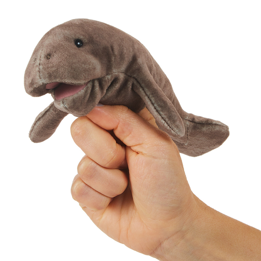 Folkmanis Mini Manatee Finger Puppet