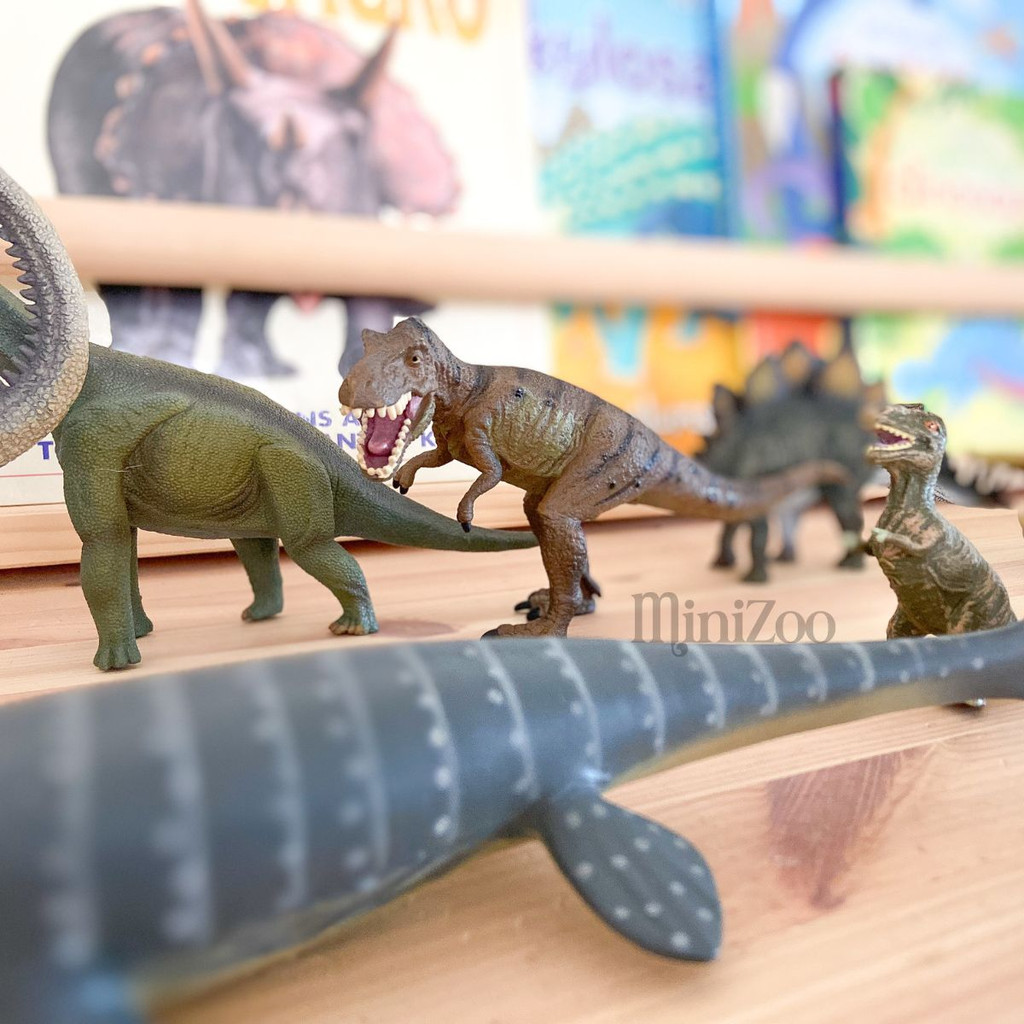 CollectA Tyrannosaurus Rex brown in playroom MiniZoo