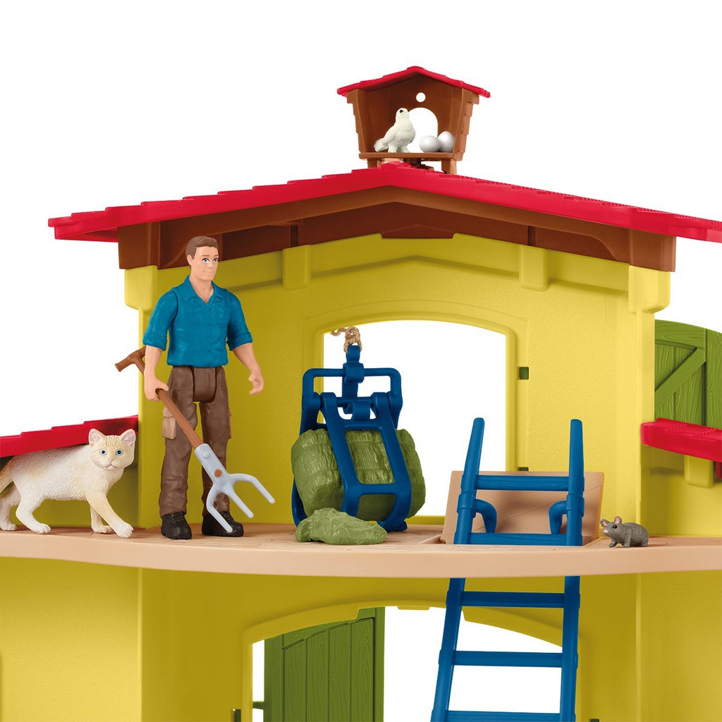 Schleich Large Farm playset features