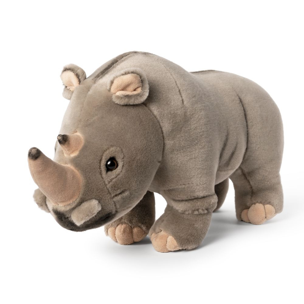 Living Nature White Rhino | MiniZoo Plush Animal Toys