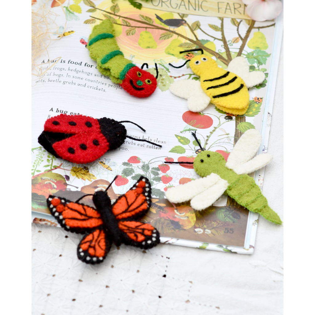 Tara Treasures Insects Finger Puppets